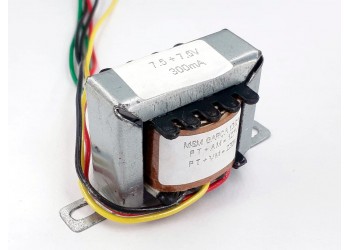 Transformador 7,5+7,5v 300 Mah ( Trafo ) Bivolt - Tr-300-010